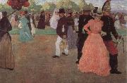 Henri Evenepoel Sundy in the Bois de Boulogne oil painting artist